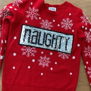 CHRISTMAS SWEATER NAUGHTY OR NICE